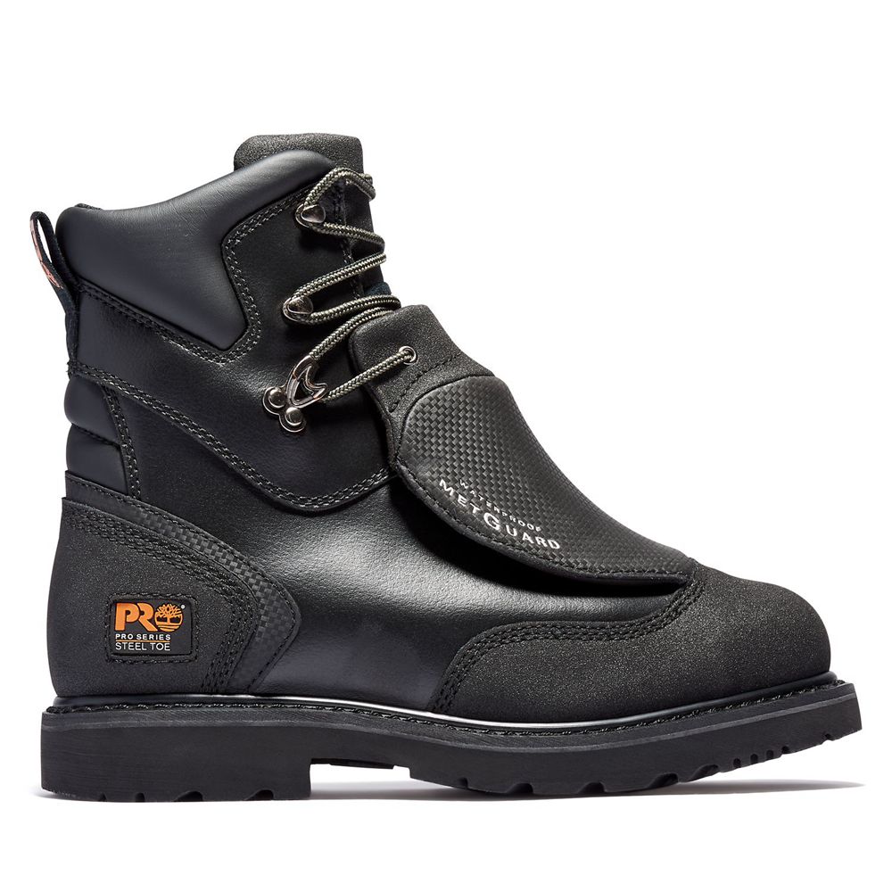 Botas de Trabajo Masculino - Timberland Pro® Met Guard 8" Steel Toe - DMNCI0391 - Pretas